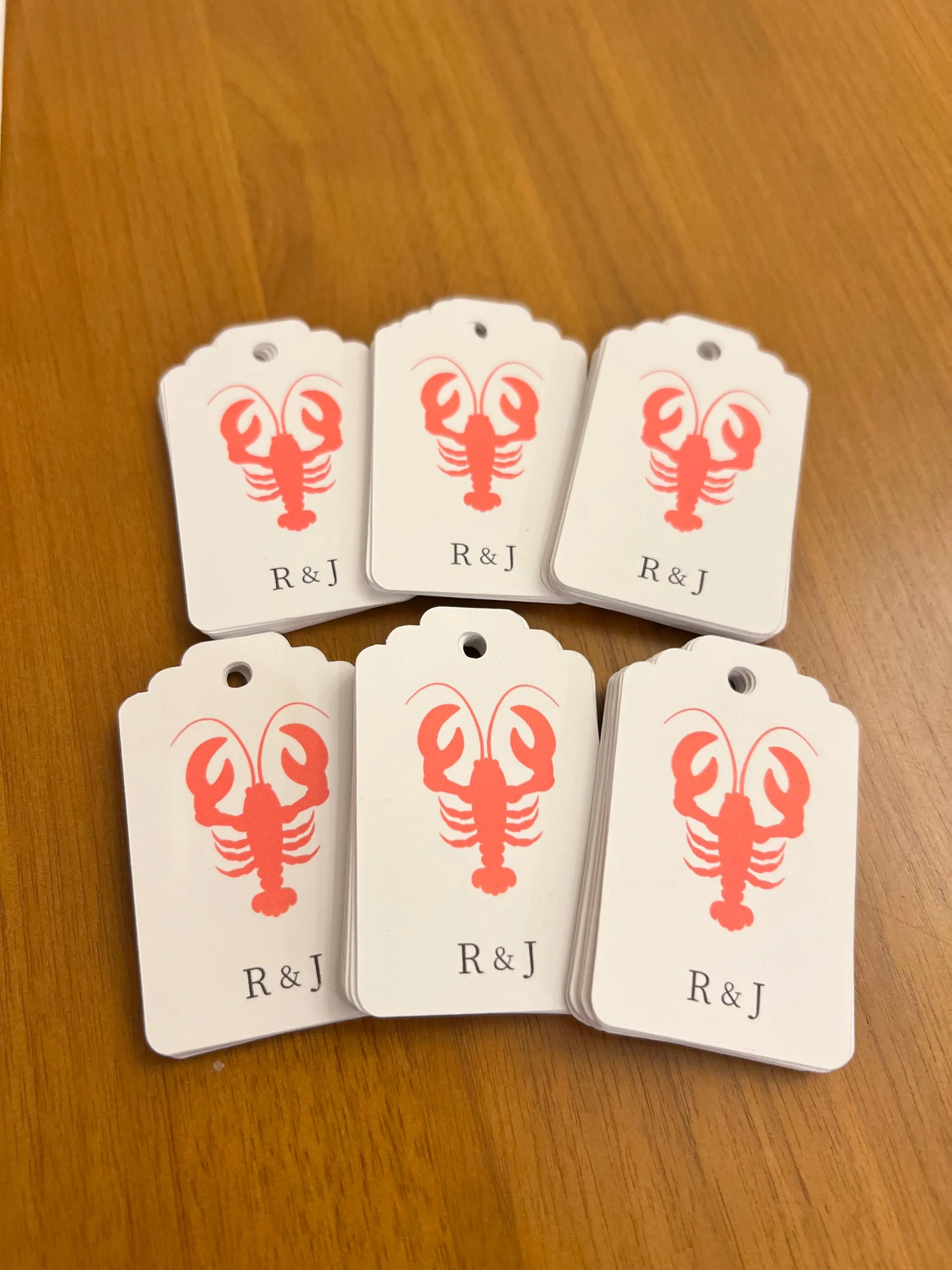 Buoy Keychain Seating Card — view 8