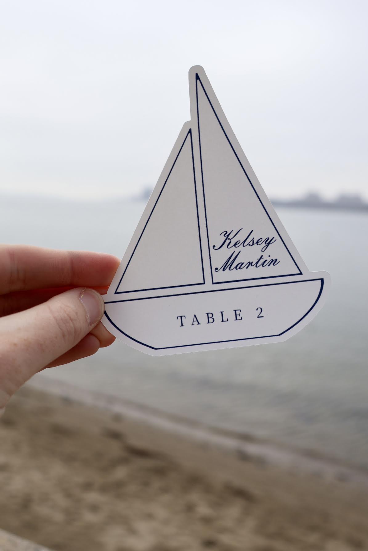 Sailboat Escort Cards — view 7