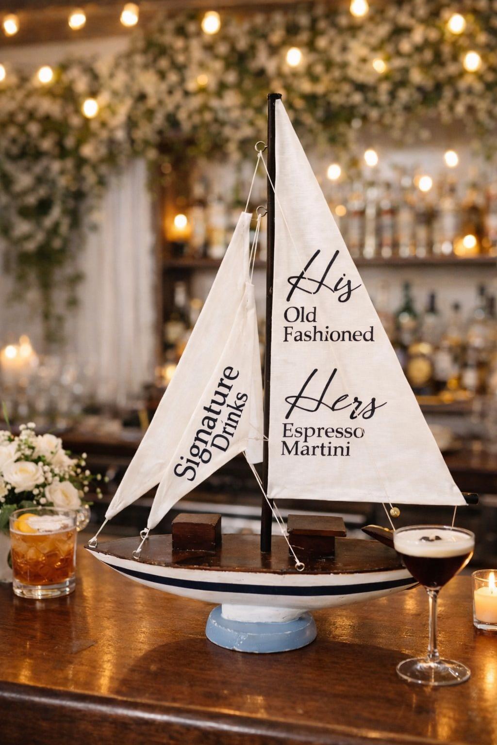 Coastal Signature Drinks Sign — view 6