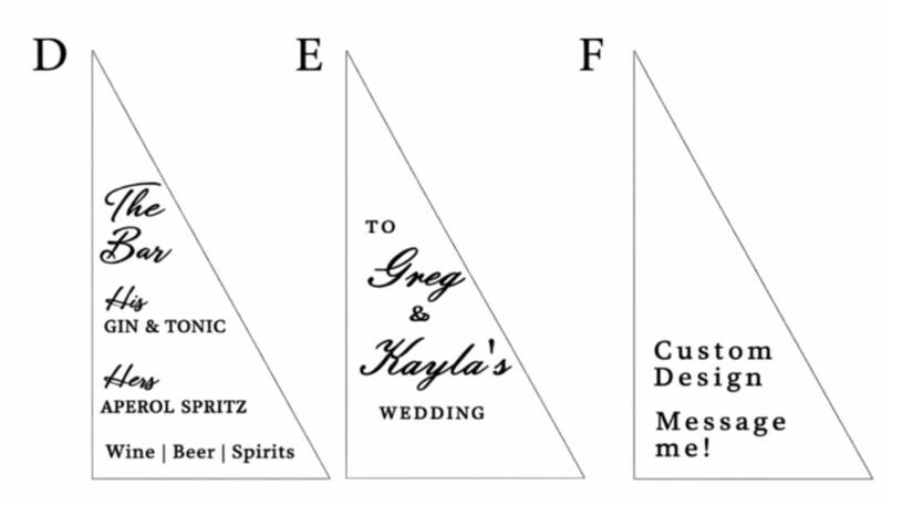 Coastal Signature Drinks Sign — view 10